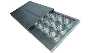 Metalen proeftray 1
